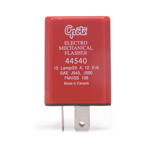 3 Pin Flasher 12 Lamp Electromechanical (Pilot)  44540