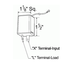 2 Pin Flasher Variable-Load Electronic LED  44891