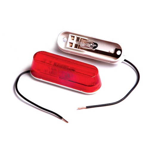 Thin-Line Single-Bulb Clearance/Marker Lamp - Red  45252