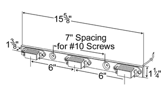 Economy Light Bar - Red  49112