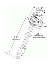 MicroNova® DOT LED Clearance/Marker Lamp w/Grommet Multi-Volt - Amber  49283