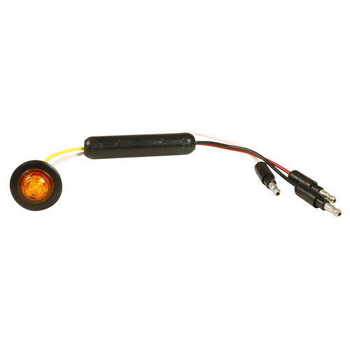 Dual Intensity MicroNova® DOT LED Clearance/Marker Lamp w/Grommet - Amber  49363