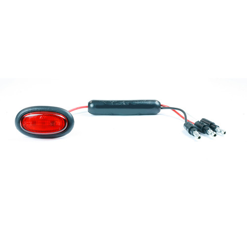 Dual Intensity MicroNova® LED Clearance/Marker Lamp Standard w/Grommet - Red  49382