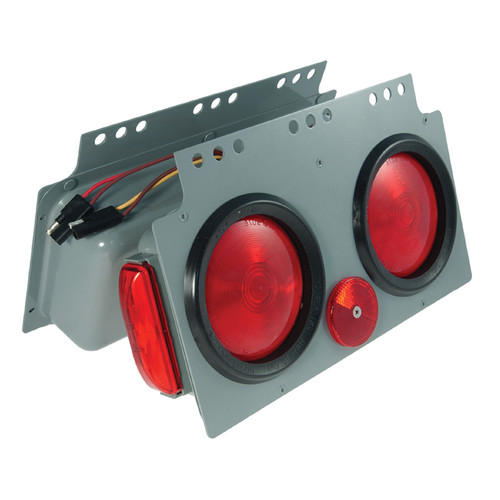 4" Stop/Tail/Turn Lamp Power Modules Left Hand w/Side Marker Lamp - Red  51032
