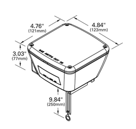 Left Hand Submersible LED Stop/Tail/Turn Trailer Ligh & License Window - Retail - Red  51972-5