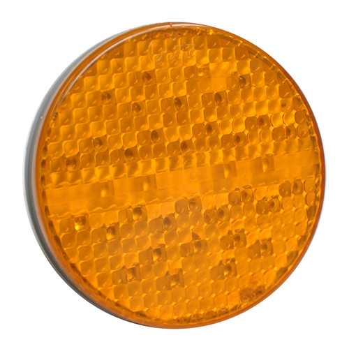4" SuperNova® Grommet Mount Full-Pattern LED Rear Turn Lamp w/Male Pin - Amber  52163