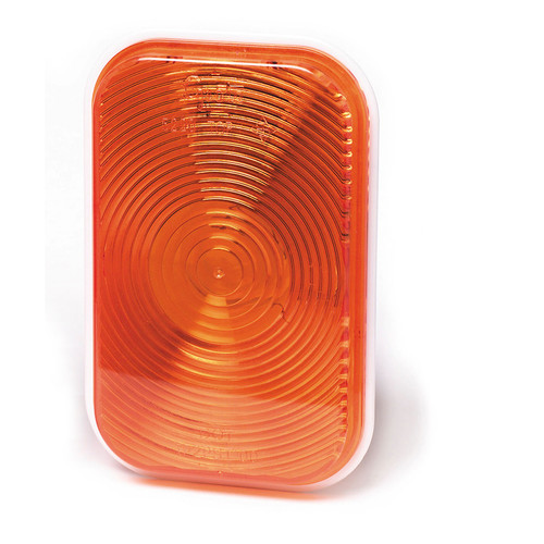 Rectangular Stop/Tail/Turn Lamp Park Turn Double Contact - Amber  52203