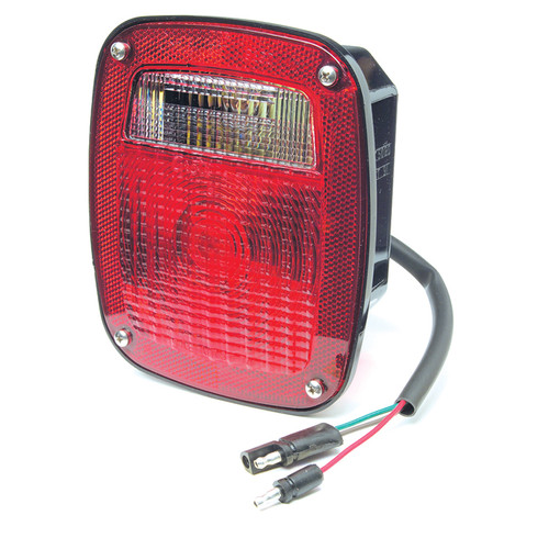 Two-Stud Ford® Stop/Tail/Turn Lamp Pigtail - Red/Clear  52972