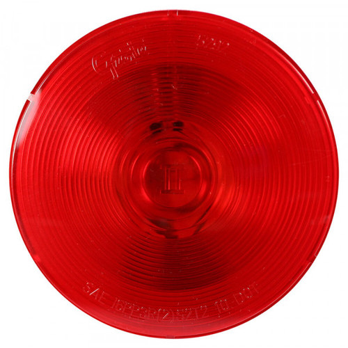 4" Torsion Mount® II Stop/Tail/Turn Lamp Housing w/Male Pin - Red  53100