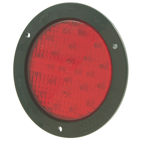 4" SuperNova® Full-Pattern Theft Resistant LED Stop/Tail/Turn Lamp w/Male Pin - Red  53182