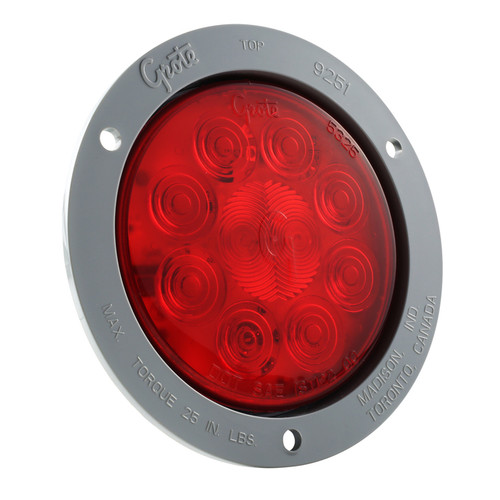 4" SuperNova® 10-Diode Theft Resistant LED Stop/Tail/Turn Lamp w/Male Pin - Red  53272