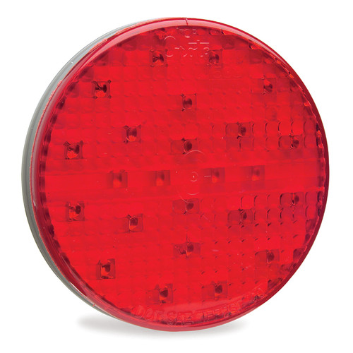 4" SuperNova® Grommet Mount Full-Pattern LED Stop/Tail/Turn Lamp w/Male Pin - Red  53312