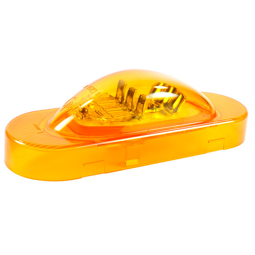 SuperNova® Oval LED Side Turn Marker Lamp Grommet Mount w/Male Pin - Amber  54183