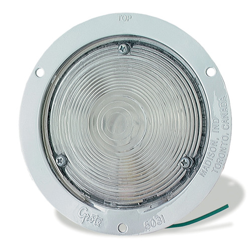 Shallow Die Cast Utility Lamp - Clear  60311