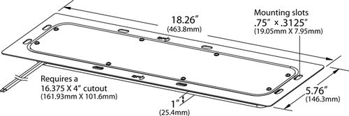 18" LEDLamp® 18 Diode Recessed Mount Dome Lamp - Clear  61611