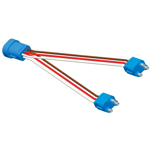 9" Two Lamp Y-Adapter w/Straight Pigtail  66810