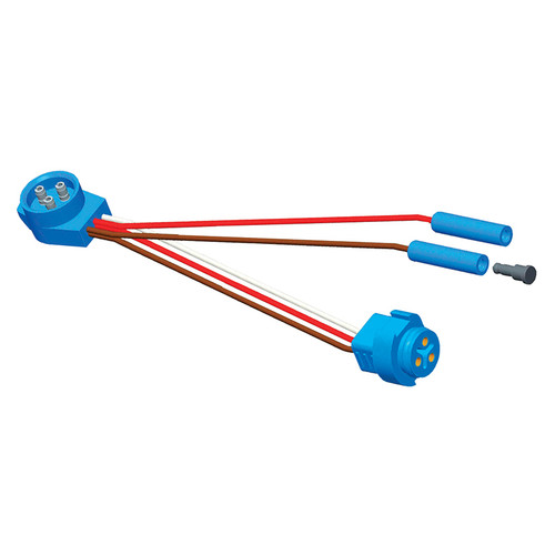 6" Midturn 90° Male Pin - Female Pin Adapter Pigtail  66823