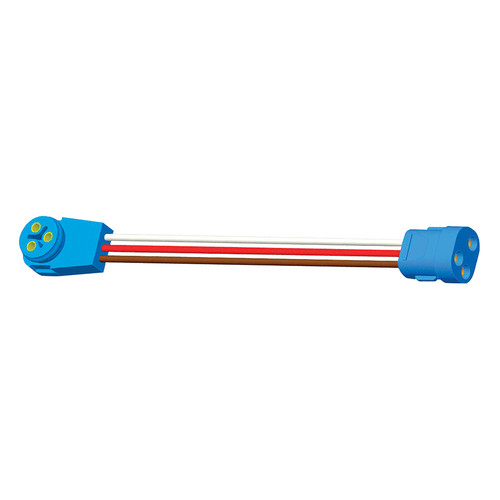 6" 90° Female Pin - Male Pin Lamp Adapter Plug  66836