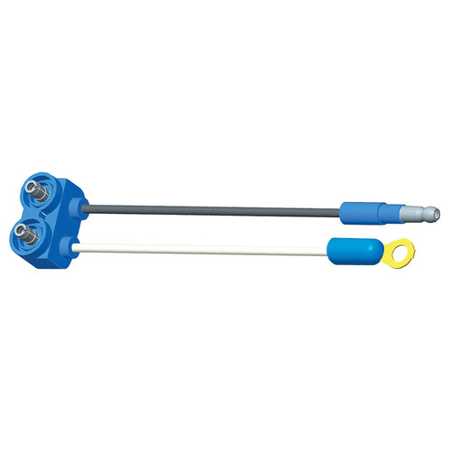 6" Marker Lamp Two-Wire Male Pin Pigtail w/.180" Bullet Connector & Ring Terminal Wire  66850