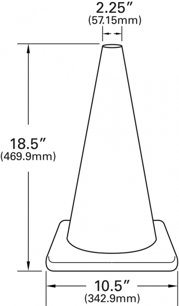 Small Traffic Cone - Orange  71440