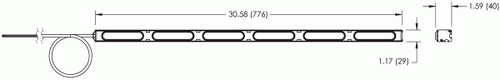 LED Traffic Sticks 30" 6 Module - Amber  78380