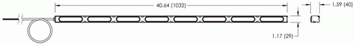 LED Traffic Sticks 40" 8 Module - Amber  78410