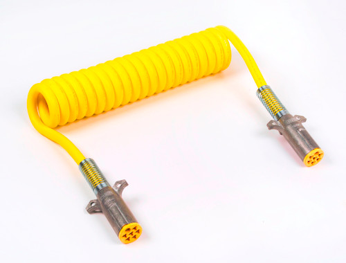 ISO Cables 15' w/12" Lead Coiled - Amber  81-2015