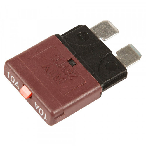 Standard Blade Circuit Breaker 10A - Red  82-2355