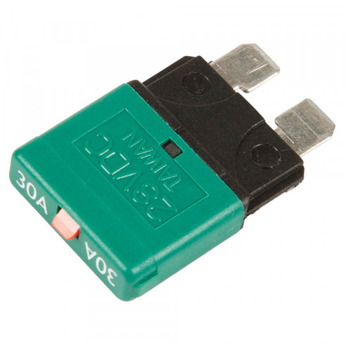 Standard Blade Circuit Breaker 30A - Green  82-2359