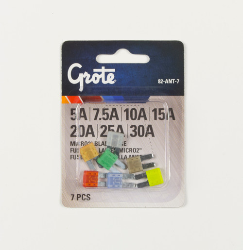 Micro Blade 2-Blade Fuse Assortment Kit @ 7 Pack - Assorted  82-ANT-7