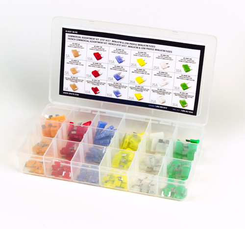 Fuse Assortment Kit (5A 10A 15A 20A 25A 30A) @ 180 Pack - Assorted  82-ASST-180