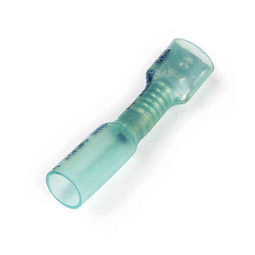 16 - 14 AWG Crimp Solder & Seal Quick Disconnects Female .250" @ 25 Pack - Blue  83-1953