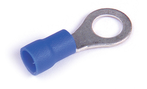 16 - 14 AWG Vinyl Ring Terminals 5/16" @ 100 Pack - Blue  83-2340