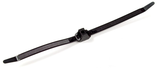 Nylon Cable Ties Releasable Dual Clamp 13" @ 50 Pack - Black  83-6040