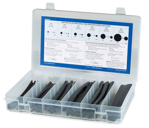 Heat Shrink Dual Wall Kit @ 50 Pack - Black  83-6545