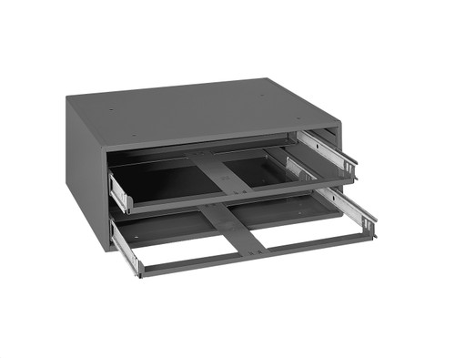 Heavy Duty Dual Tray Slide Rack - Gray  83-6548