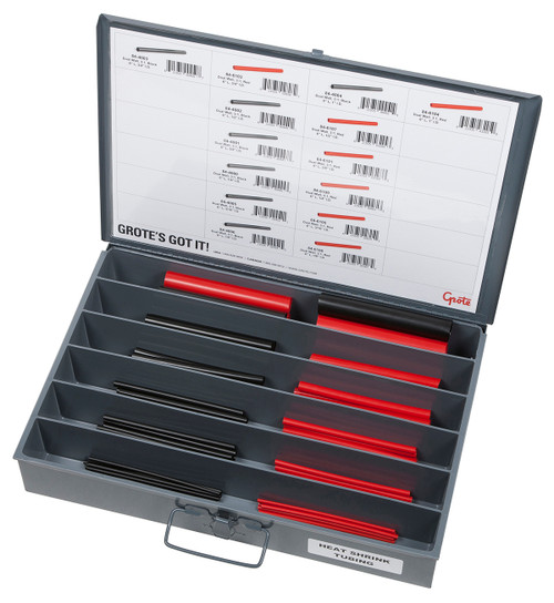 Heat Shrink Tubing Assortment Tray @ 88 Pack - Gray  83-6656