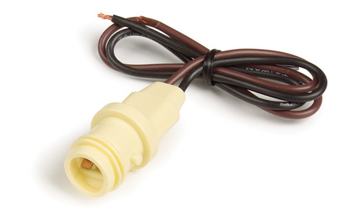 18 AWG 2-Wire GM Pigtail @ 12" - Black/Brown  84-1032