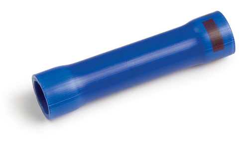 22 - 14 AWG Vinyl Step Down Butt Connectors @ 10 Pack - Blue  84-2114
