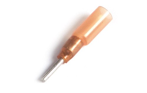 22 - 18 AWG Heat Shrinkable Pin Terminal .075" @ 15 Pack - Red  84-2151