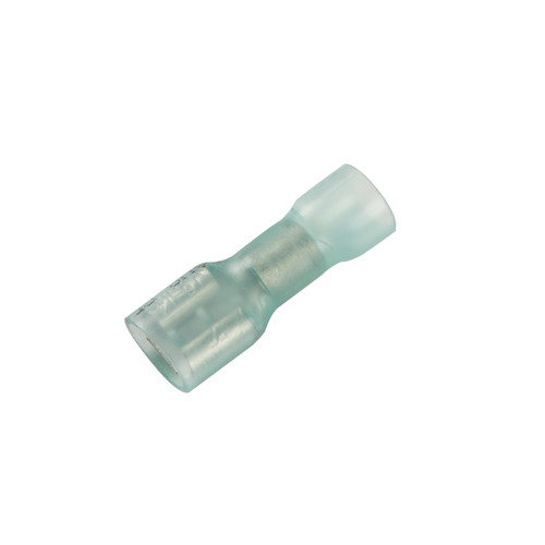16 - 14 AWG Heat Shrinkable Quick Disconnects Female .250" @ 15 Pack - Blue  84-2432