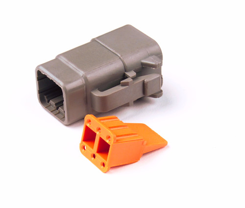 Deutsch - DTM Series Housing and Wedgelocks 6-Way Female Plug @ 2 Pairs  84-2490