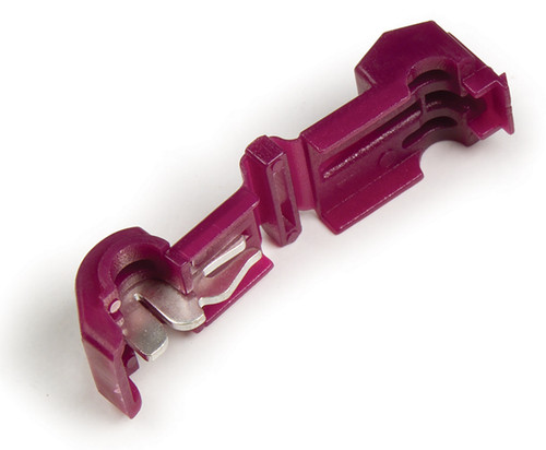 22 -16 AWG Quick Splice Self Stripping Adapter @ 25 Pack - Red  84-2906