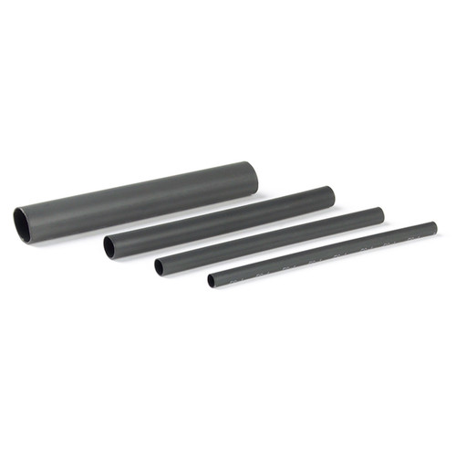 1/8" Dual Wall 3:1 Heat Shrink Tubing 48" @ 6 Pack - Black  84-4006-48