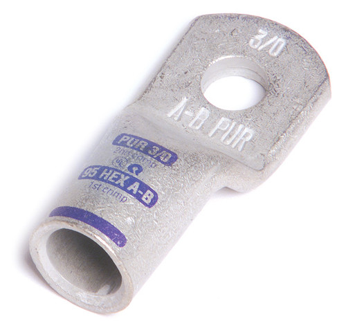 1/0 AWG Locking Anti Rotational Stackable Lug @ 5 Pack - Black  84-9192