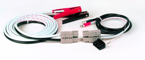 4 AWG Booster Cables Medium Duty 20' - Black/White  84-9279