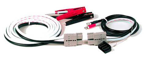 4 AWG Booster Cables 5' - Black/White  84-9496