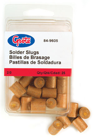 2/0 AWG Solder Slugs @ 25 Pack - Orange  84-9605