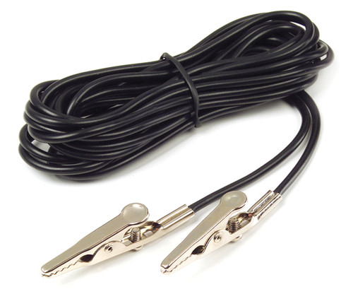 Alligator Clips & Test Leads 10' - Black  84-9616