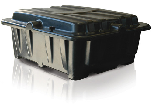 Battery Box Dual Side-By-Side 8D - Black  84-9665